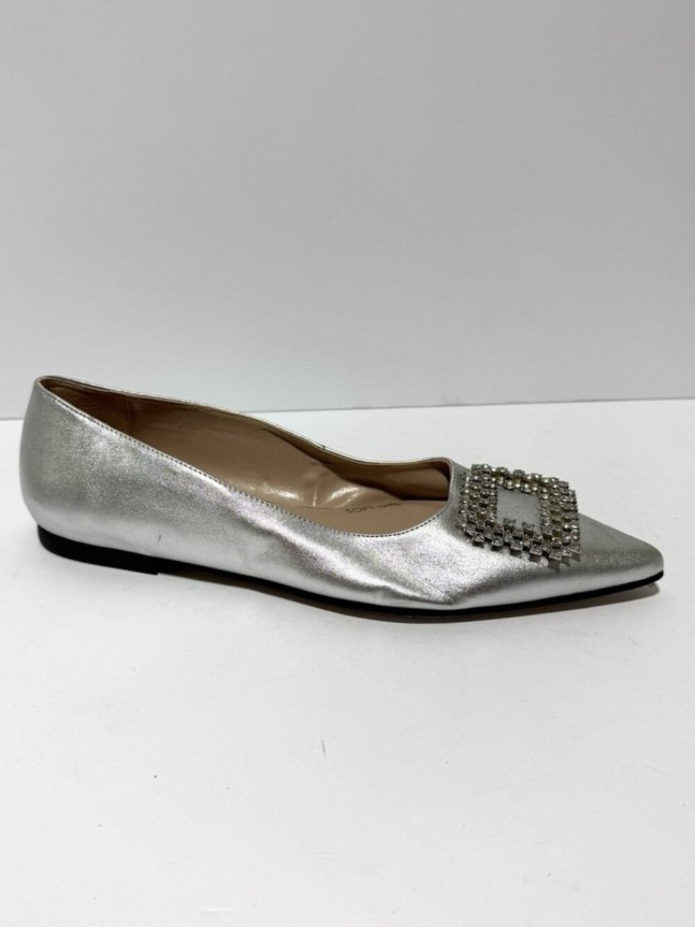 Marian Womens Flats Silver Size EU39 M US8